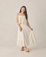 Load image into Gallery viewer, RYLEE + CRU - TEEN ROSE MAXI SKIRT - IVORY