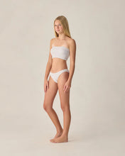 Load image into Gallery viewer, RYLEE + CRU - TEEN TUBE TOP BIKINI - PERIWINKLE STRIPE