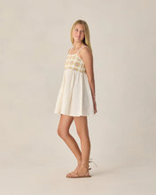 Load image into Gallery viewer, RYLEE + CRU - TEEN CROCHET SUNDRESS - CITRON DAISY CHECK