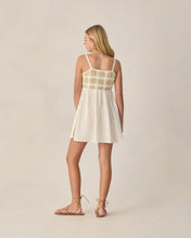 Load image into Gallery viewer, RYLEE + CRU - TEEN CROCHET SUNDRESS - CITRON DAISY CHECK