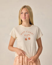 Load image into Gallery viewer, RYLEE + CRU - TEEN VINTAGE TEE- NATURAL