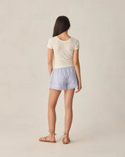 Load image into Gallery viewer, RYLE + CRU - TEEN POINTELLE JERSEY TEE -  IVORY