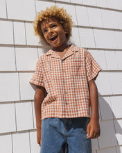 Load image into Gallery viewer, Rylee + Cru - Lapel Collar Shirt - Poppy Gingham