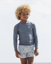 Load image into Gallery viewer, Rylee + Cru - Long Sleeve Rashguard - Navy