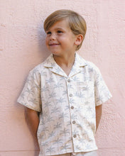 Load image into Gallery viewer, RYLEE + CRU - LAPEL COLLAR SHIRT -  PALM TREES