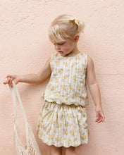 Load image into Gallery viewer, RYLEE + CRU - LENNY SKIRT - LEMON DITSY FLOWER
