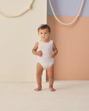 Load image into Gallery viewer, RYLEE + CRU - MOXIE ONE-PIECE - PERIWINKLE STRIPE