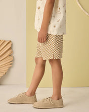 Load image into Gallery viewer, RYLEE + CRU - PERRY SHORT - OCRE CHECK