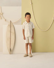 Load image into Gallery viewer, RYLEE + CRU - COLLARED SHORT SLEEVE SHIRT - SEA STRIPE