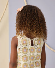 Load image into Gallery viewer, RYLEE + CRU - CROCHET TANK SET - CITRON DAISY CHECK