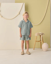 Load image into Gallery viewer, RYLEE + CRU - LAPEL COLLAR SHIRT - SEA GREEN