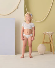 Load image into Gallery viewer, RYLEE + CRU - CROPPED RASHGUARD SET - PERIWINKLE STRIPE