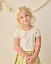 Load image into Gallery viewer, RYLEE + CRU - POINTELLE TEE - IVORY