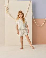 Load image into Gallery viewer, RYLEE + CRU - DELILAH PAJAMA SET - SEAFOAM RAILROAD STRIPE