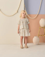 Load image into Gallery viewer, RYLEE + CRU - SMOCKED V MINI SKIRT - BLOOM