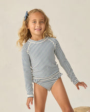 Load image into Gallery viewer, Rylee + Cru - Maryn Rashguard Set - Navy Stripe
