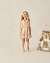 Load image into Gallery viewer, Rylee + Cru - Collared Babydoll Dress - Cherry Check
