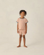 Load image into Gallery viewer, Rylee + Cru - Pointelle Shorts - Poppy Stripe