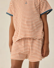 Load image into Gallery viewer, Rylee + Cru - Pointelle Tee - Poppy Stripe