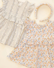 Load image into Gallery viewer, RYLEE + CRU - BRIELLE DRESS -  BLUE FLORAL