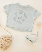 Load image into Gallery viewer, RYLEE + CRU - BOXY TEE -  SEASHELLS