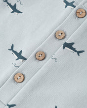 Load image into Gallery viewer, Rylee + Cru - Davis Romper - Sharks