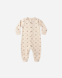 Rylee + Cru - Button Down Jumpsuit - Hearts
