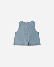 Load image into Gallery viewer, RYLEE + CRU - AARON TOP - WASHED BLUE