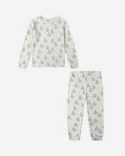 Load image into Gallery viewer, Rylee + Cru - Organic Long Sleeve Pajama Set - Trees