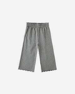 Rylee + Cru - Wide Leg Pant - Black Gingham