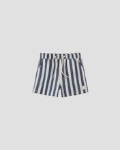 Load image into Gallery viewer, Rylee + Cru - Boardshort - Navy Stripe