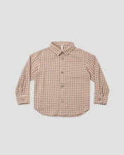 Load image into Gallery viewer, Rylee + Cru - Collared Long Sleeve Shirt - Fawn Gingham
