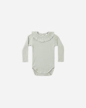 Load image into Gallery viewer, Rylee + Cru - Ruffle Collar Bodysuit - Sage
