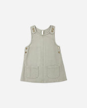 Load image into Gallery viewer, Rylee + Cru - Odette Overall Dress - Dark Sage
