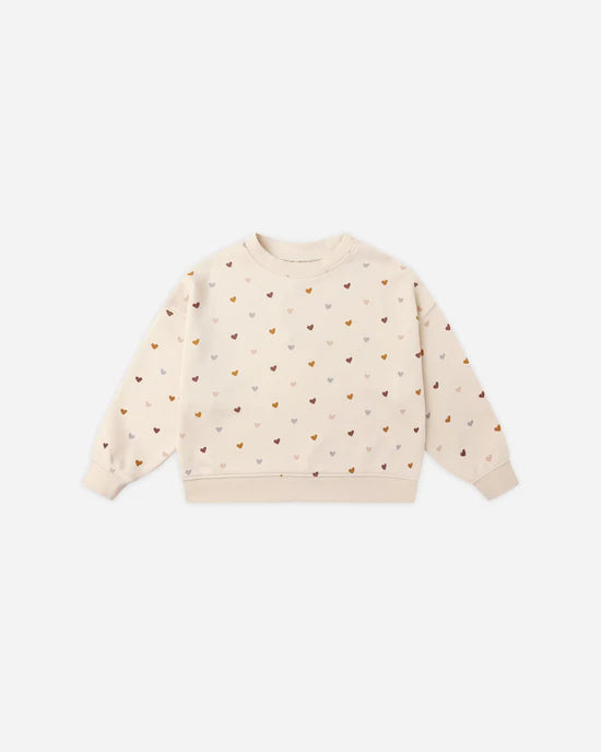 Rylee + Cru - Boxy Pullover - Hearts