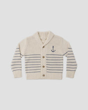 Load image into Gallery viewer, Rylee + Cru - Shawl Cardigan - Natural and Marine