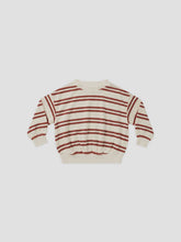 Load image into Gallery viewer, Rylee + Cru - Sweatshirt - Red Stripe