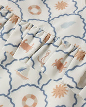 Load image into Gallery viewer, RYLEE + CRU - SKIRTED ONE-PIECE -  NAUTICAL