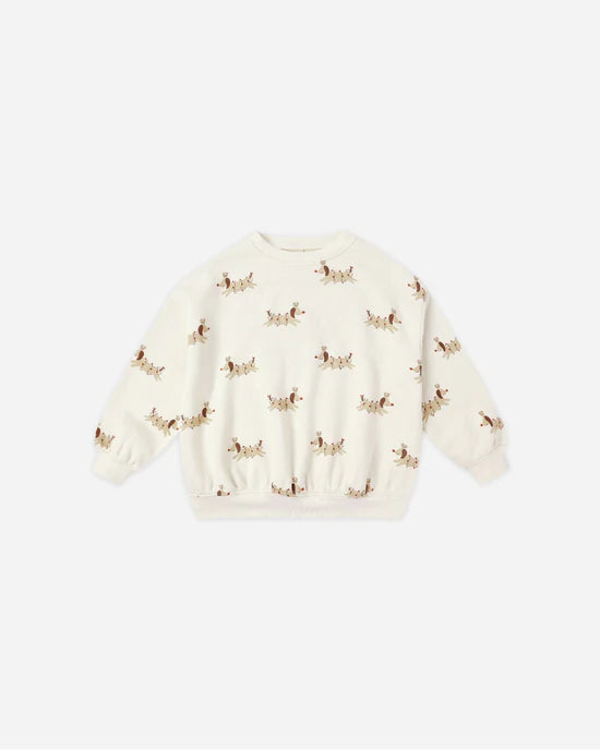Rylee + Cru - Relaxed Sweatshirt - Christmas Dogs