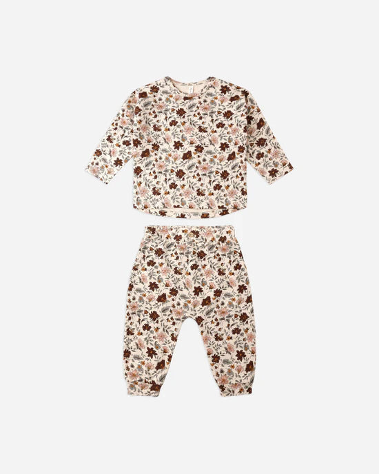 Rylee + Cru - Long Sleeve Tee + Pant Set - Posy