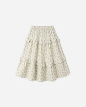 Load image into Gallery viewer, Rylee + Cru - Ruffled Midi Skirt - Green Iris