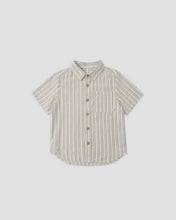 Load image into Gallery viewer, RYLEE + CRU - Collared Short Sleeve Shirt - Nautical Stripe