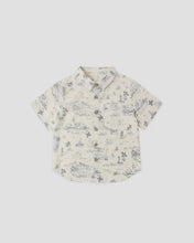 Load image into Gallery viewer, Rylee + Cru - Collared Short Sleeve Shirt - Ocean Toile
