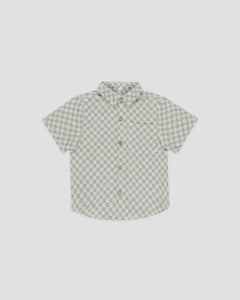 Rylee + Cru - Collared Short Sleeve Shirt - Coastal Check