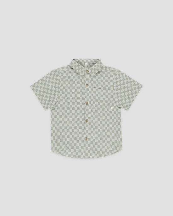 Rylee + Cru - Collared Short Sleeve Shirt - Coastal Check