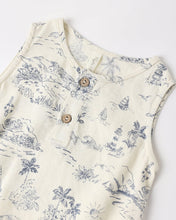Load image into Gallery viewer, Rylee + Cru - Beau Romper - Ocean Toile