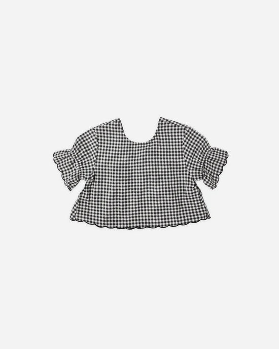 Rylee + Cru - Francie Blouse - Black Gingham