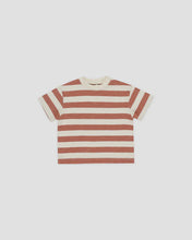Load image into Gallery viewer, Rylee + Cru - Relaxed Tee - Poppy Stripe