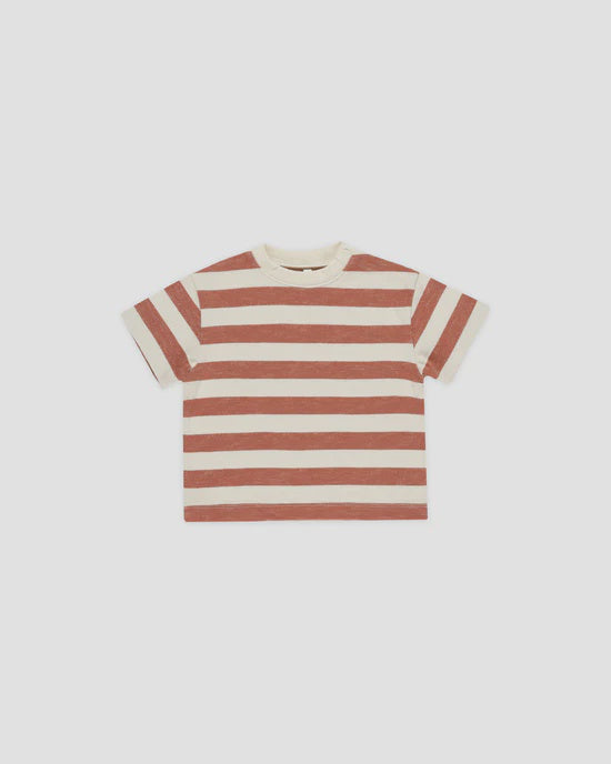 Rylee + Cru - Relaxed Tee - Poppy Stripe