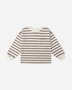 Rylee + Cru - Relaxed Long Sleeve Tee - Retro Stripe